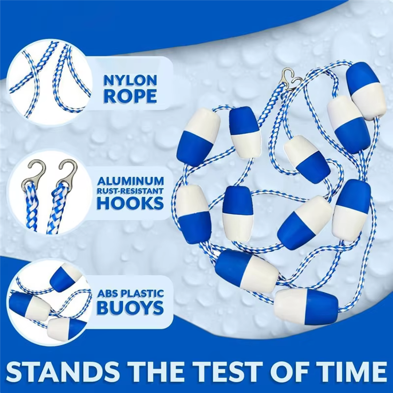 Ligne de séparation de sécurité pour piscine