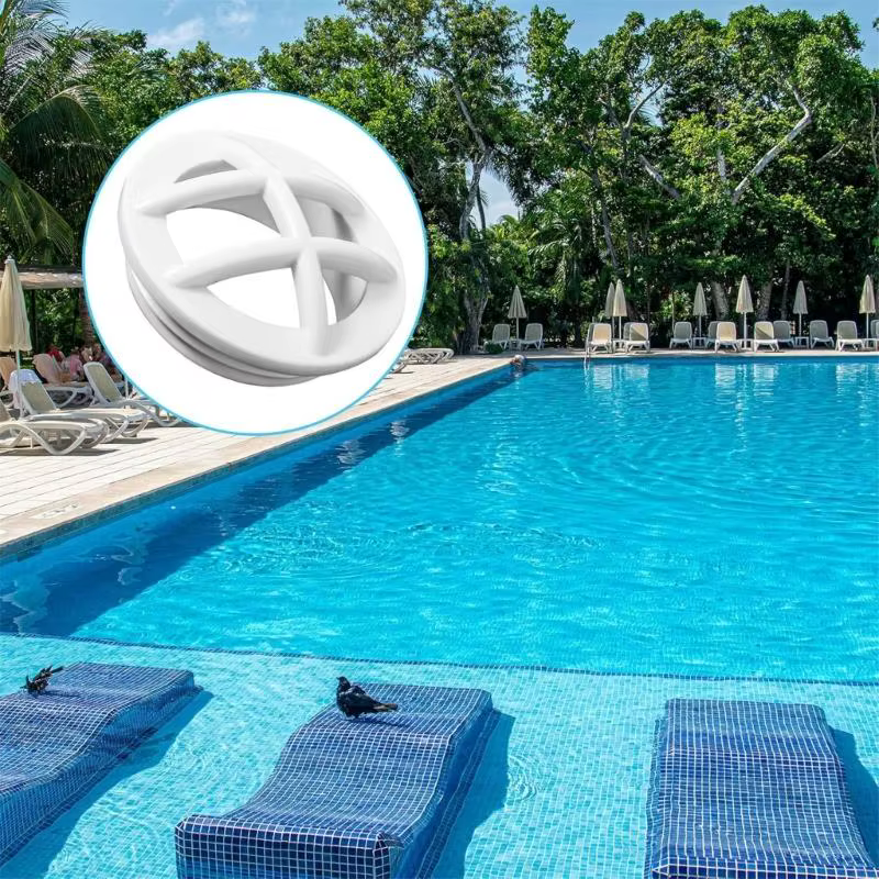 Couvercle d'entrée d'eau piscine en plastique