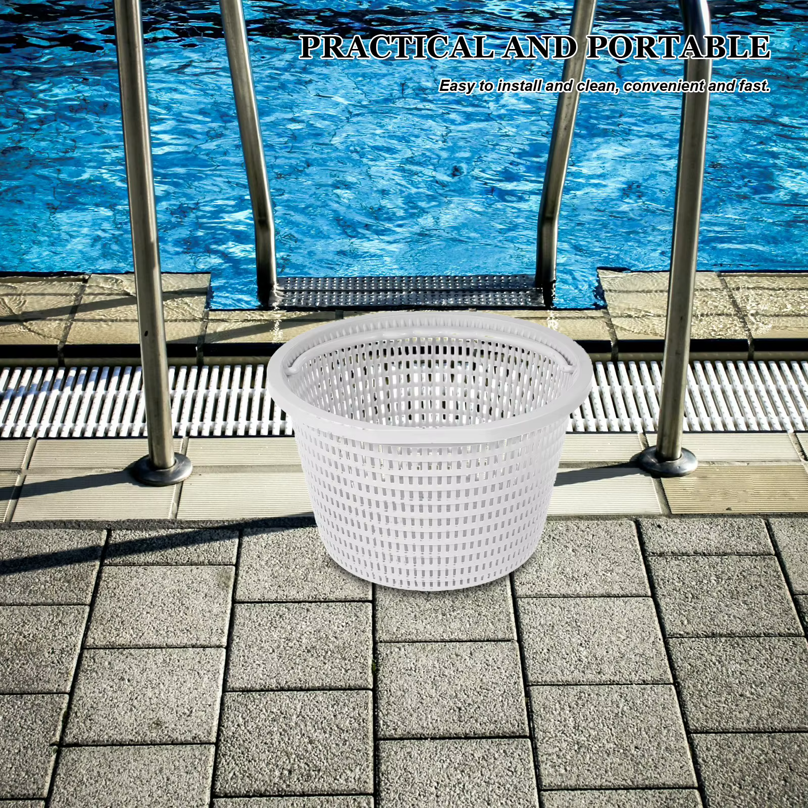 Grande corbeille filtrante pour piscine