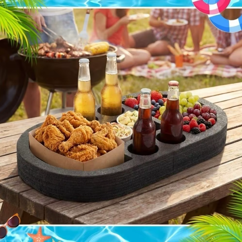Plateau flottant multifonctionnel créatif pour piscine