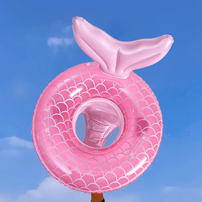 1 pièces anneau de bain sirène flotteur de piscine gonflable Tube de natation