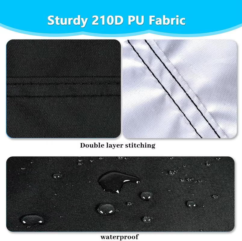 Couverture de piscine rectangulaire hors sol en Oxford 210D