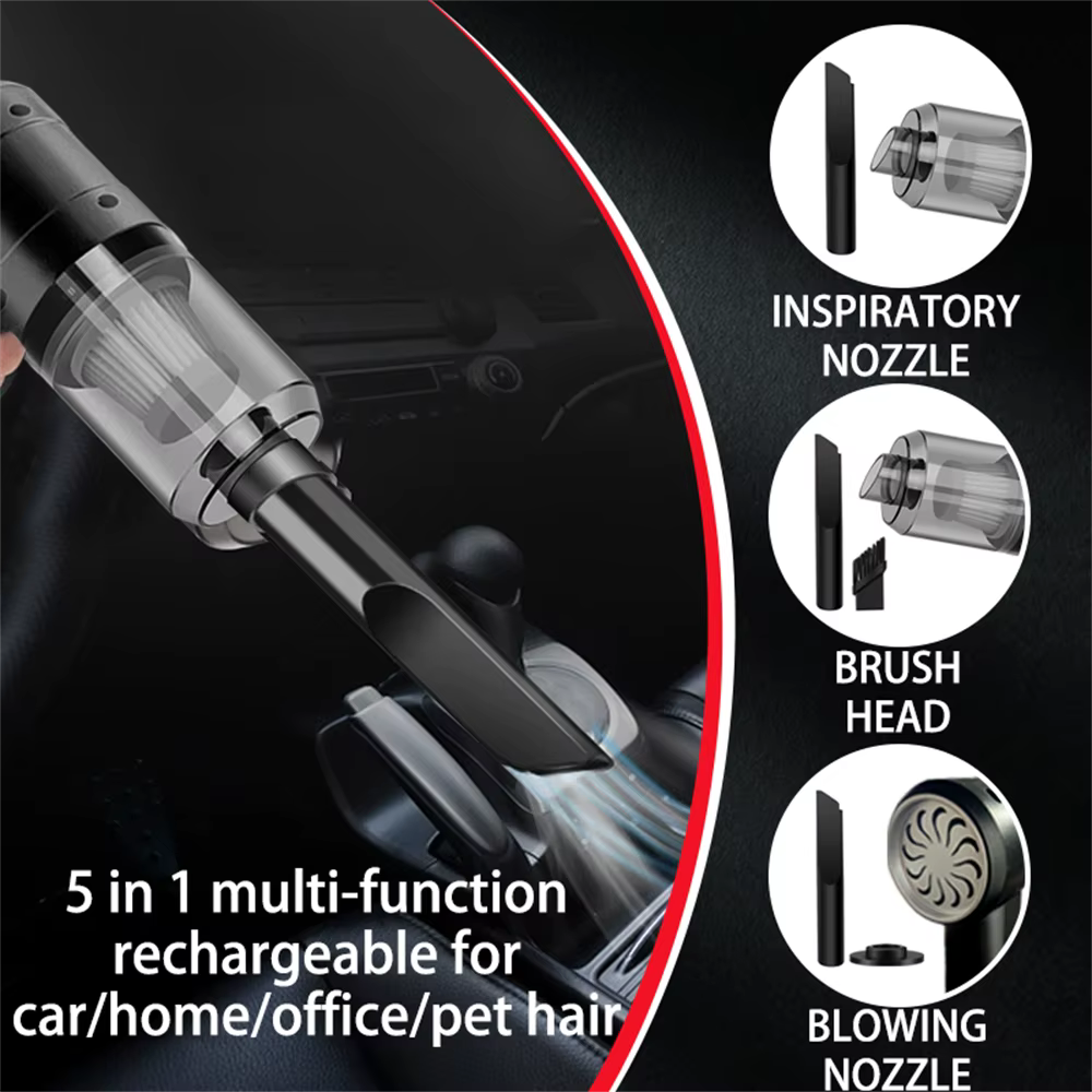 Aspirateur de voiture portable, petit aspirateur multi-usages pour véhicules, petite pompe domestique, aspirateur de voiture portatif