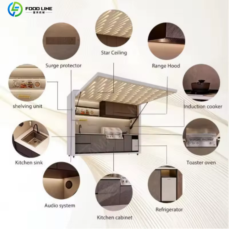 Pergola de cuisine extérieure complète en acier inoxydable avec grill tout-en-un pour patio et jardin, qualité commerciale, vente en gros, personnalisable