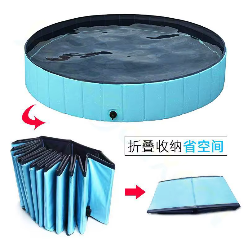 Piscine pliable pour chat et chien