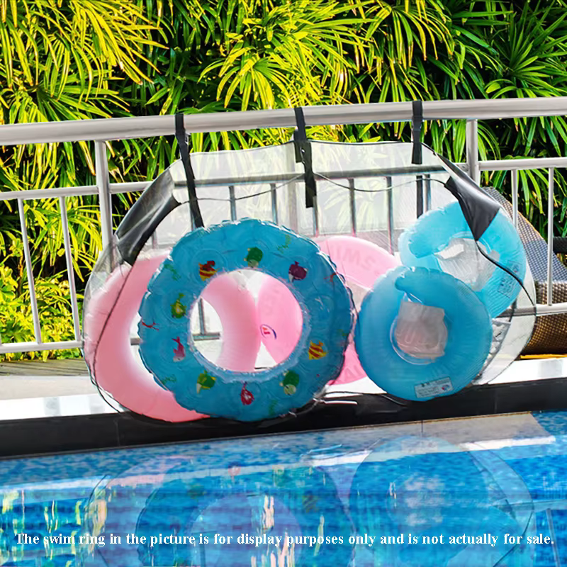 Sac filet de protection extra-large pour piscine – Sac de rangement extérieur de grande capacité