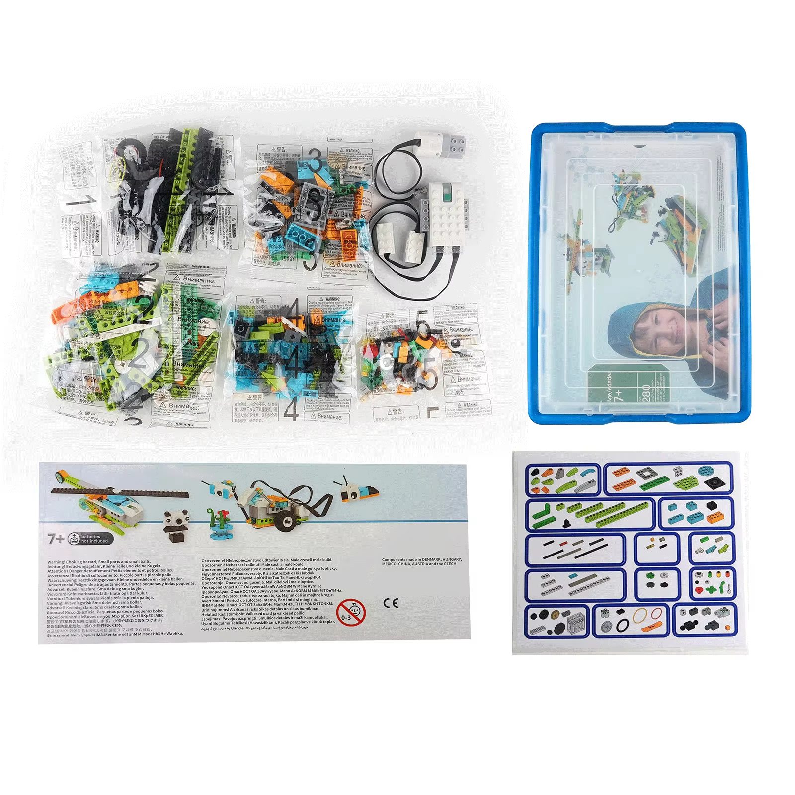 We.Do 2.0 Core Set Robot de programmation 45300 blocs de construction électroniques bricolage jouets éducatifs de haute technologie cadeau pour enfants