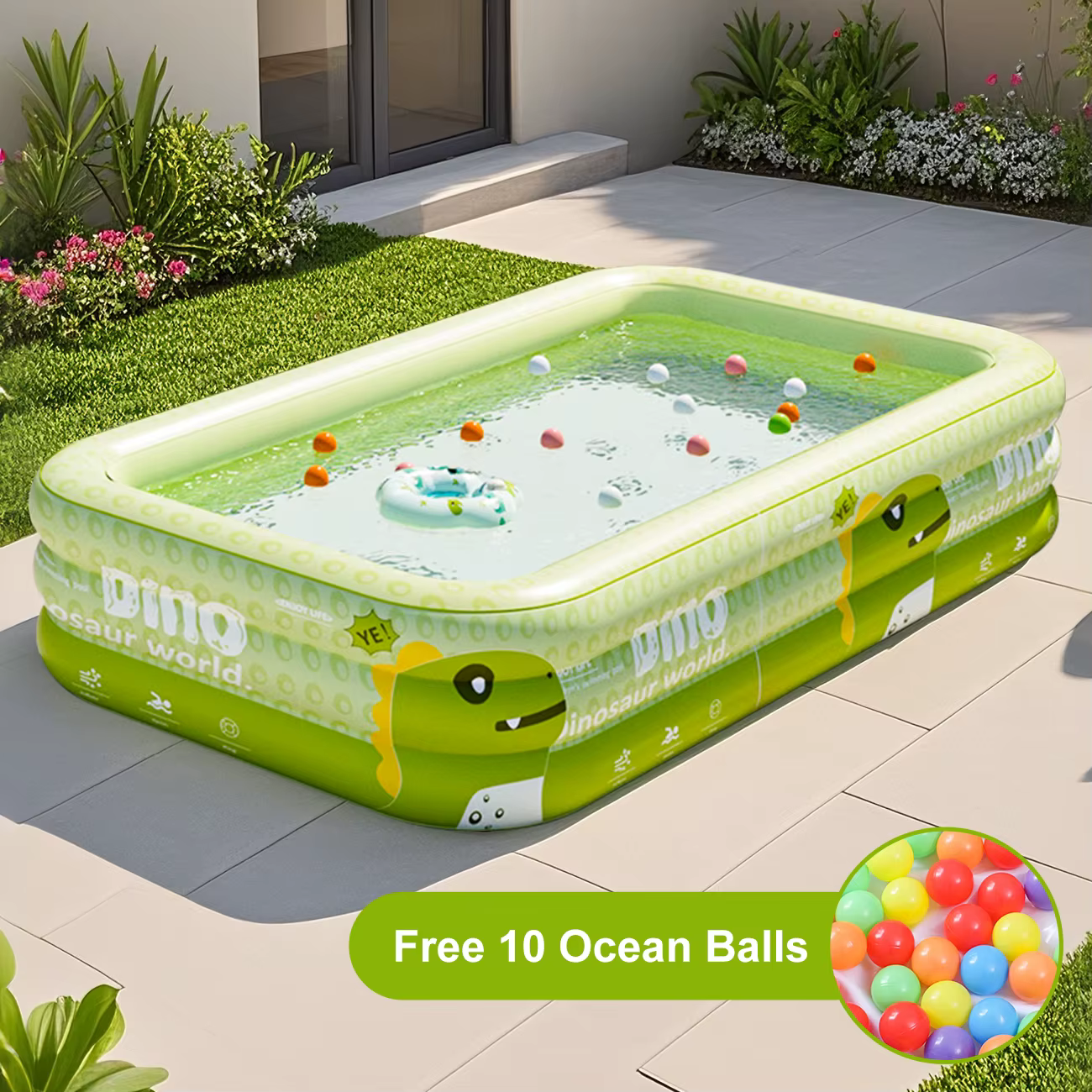 Grande piscine gonflable 1 pièce