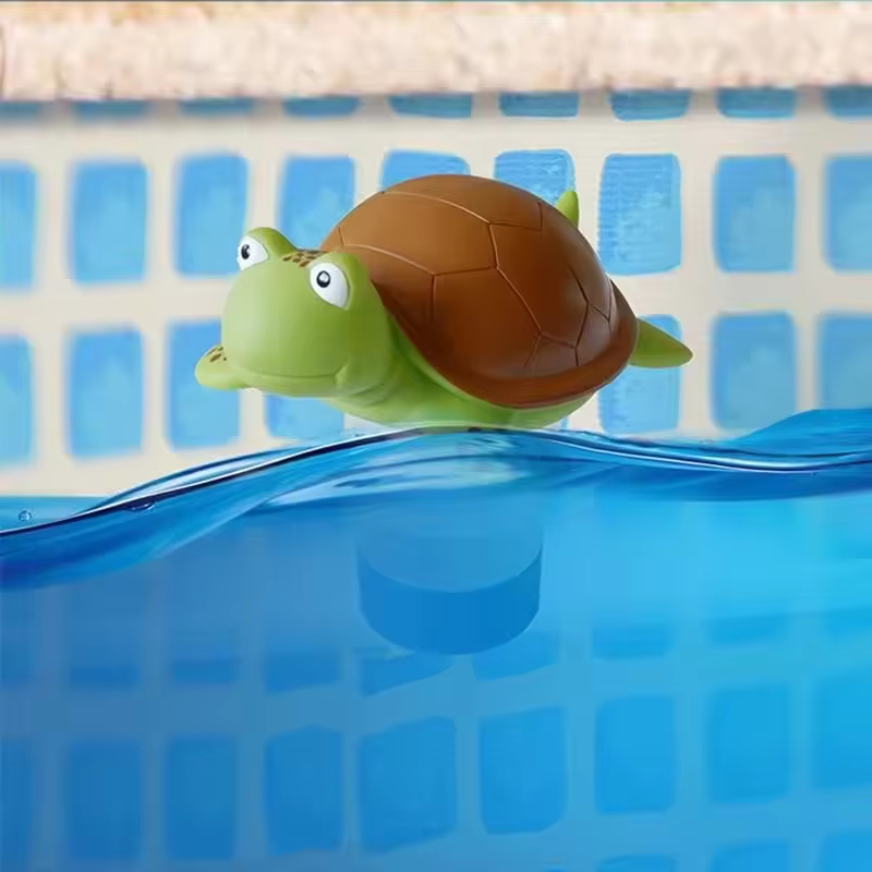 Distributeur de chlore flottant grande capacité en forme de tortue