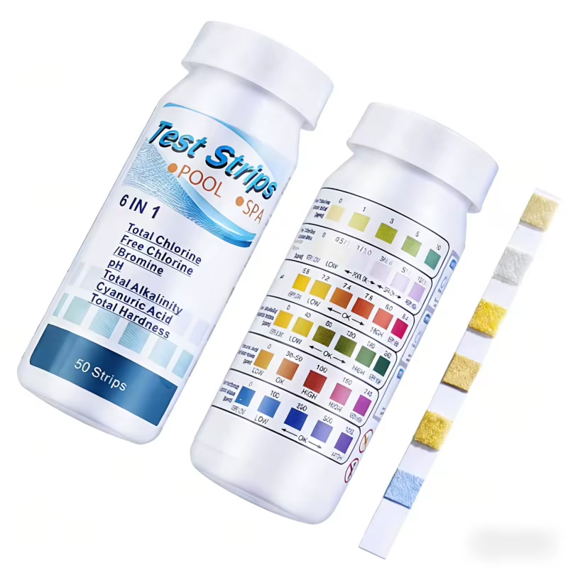Kit de test de la qualité de l'eau de piscine 50 bandelettes