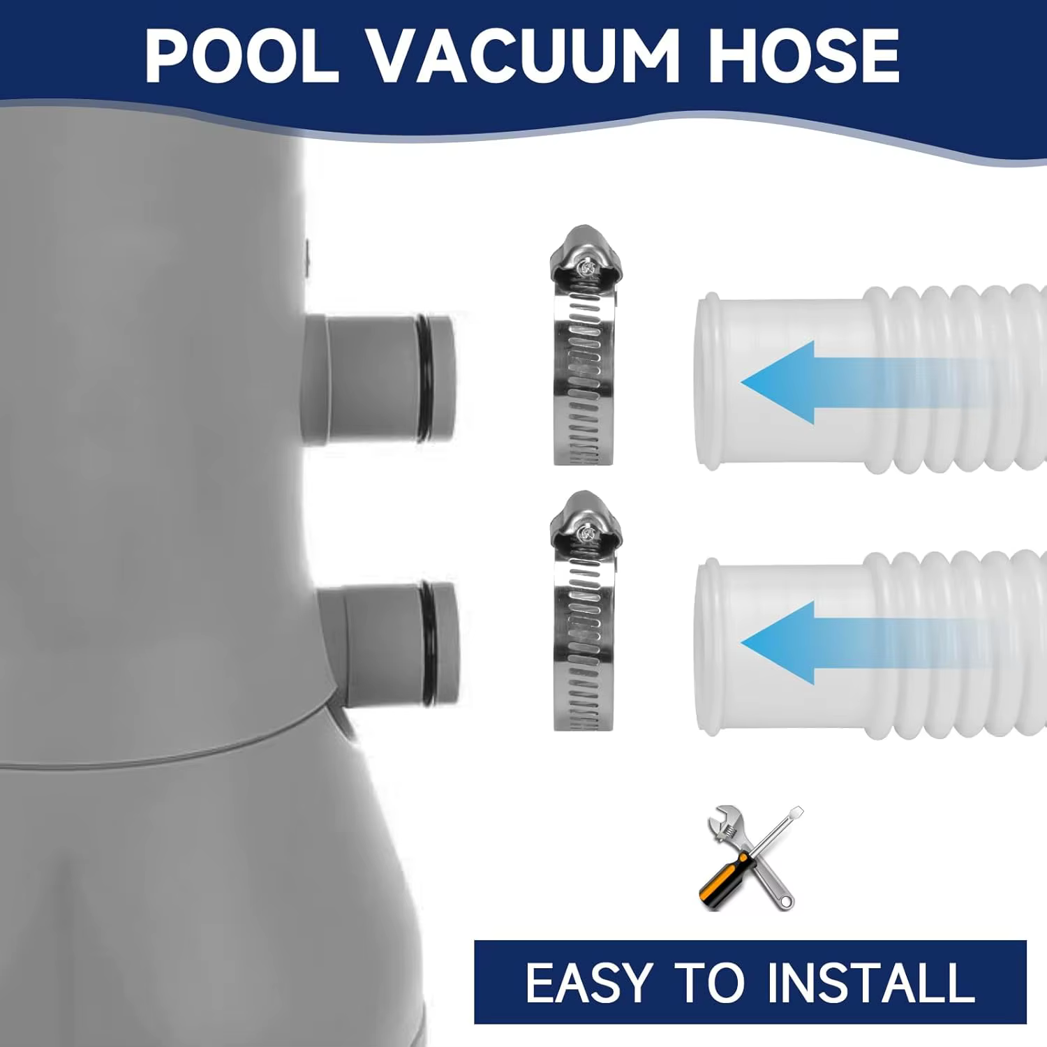 Tuyaux de piscine de 32mm pour Intex