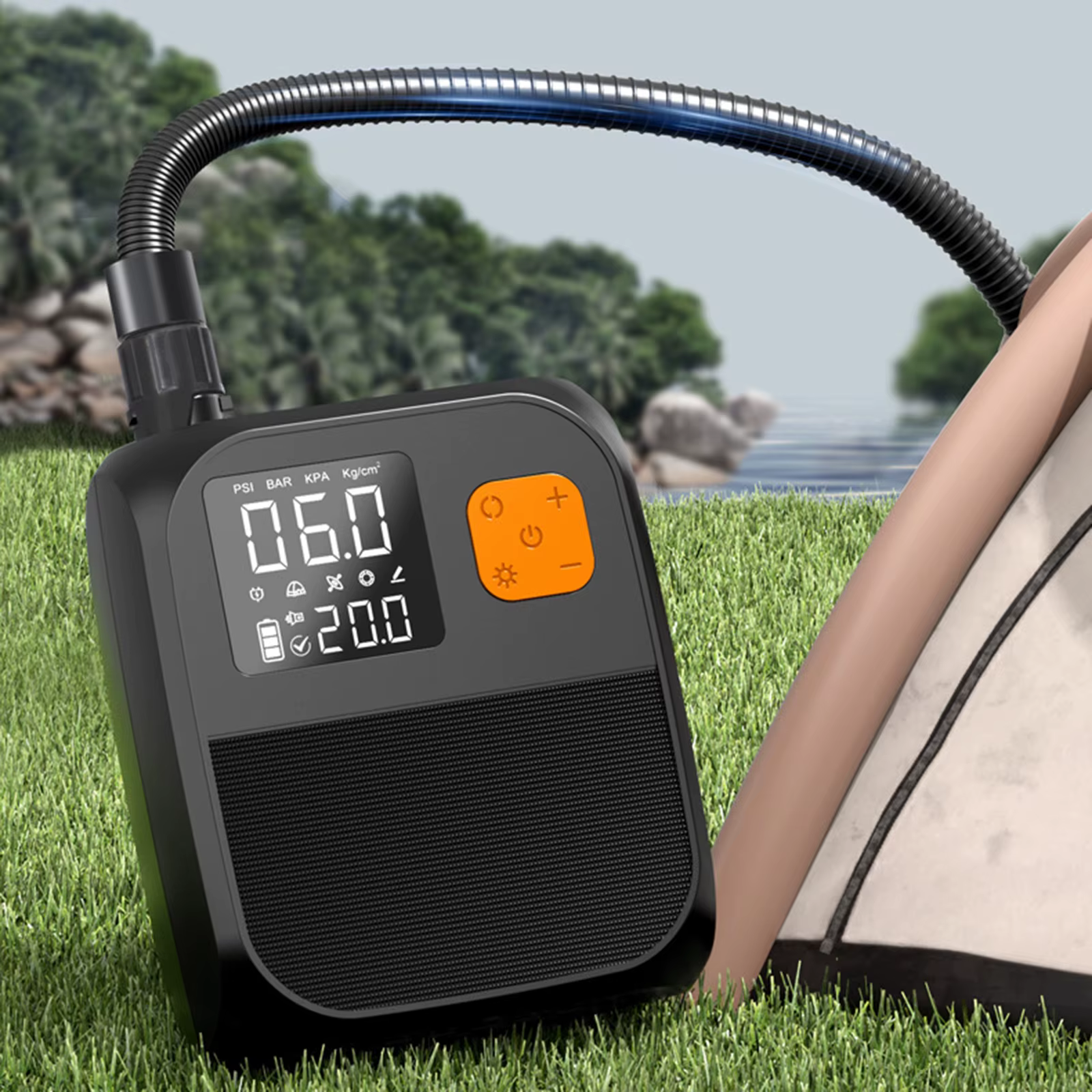Pompe électrique pour planche à pagaie, rechargeable, portable, 25 PSI, pour planches à pagaie gonflables, kayaks, bateaux