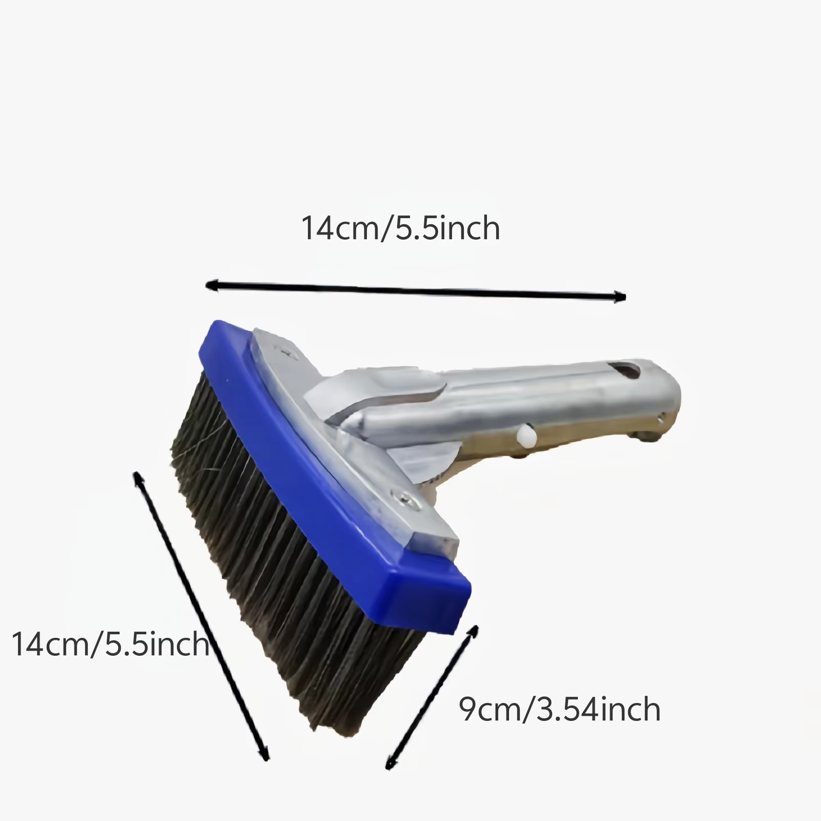 Brosse en acier pour piscine de 5 pouces