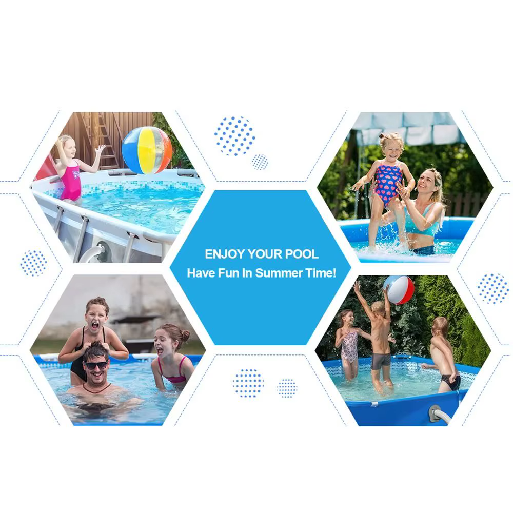 Support universel durable pour tuyau de piscine de 1