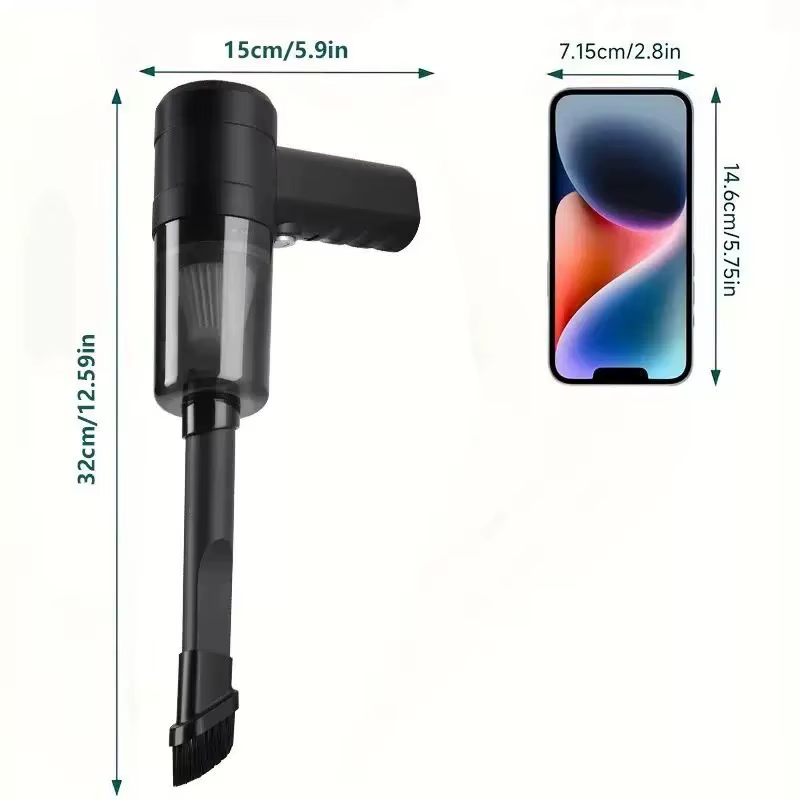 Aspirateur de voiture sans fil portatif, petit aspirateur multi-usages, petite pompe domestique pour le nettoyage de l'intérieur de la voiture