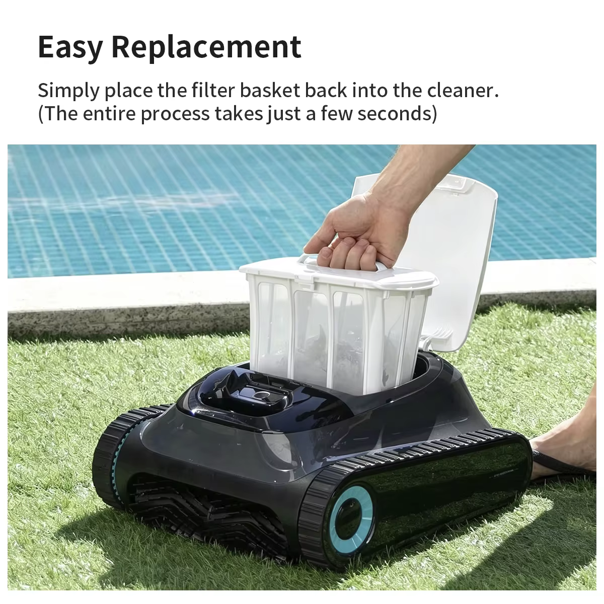Piscine robotisée pour nettoyeur de piscine robotisé Aiper Scuba S1