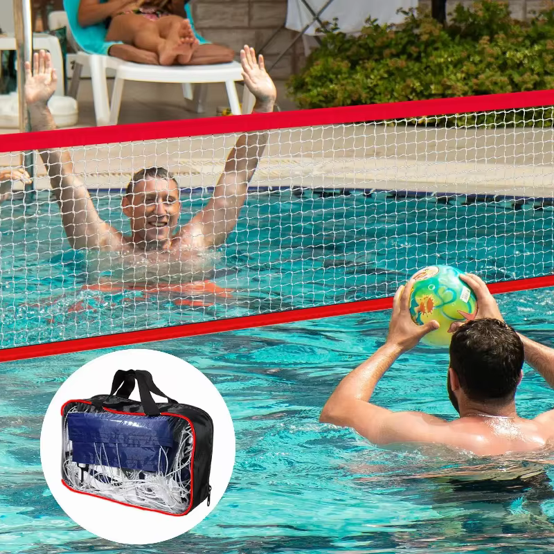 Filet de volley-ball portable pour piscine