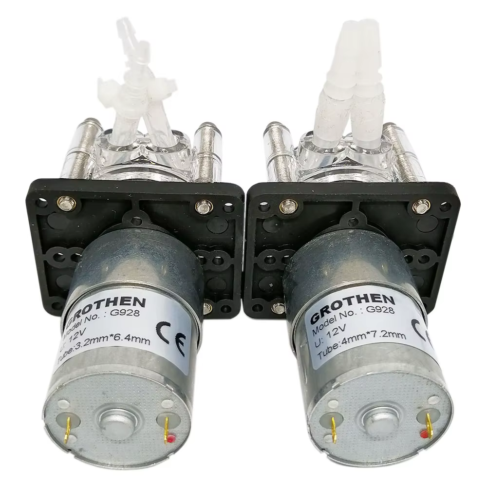 Pompe péristaltique pompage d'eau 200 ml/min 300 ml/min rotatif électrique