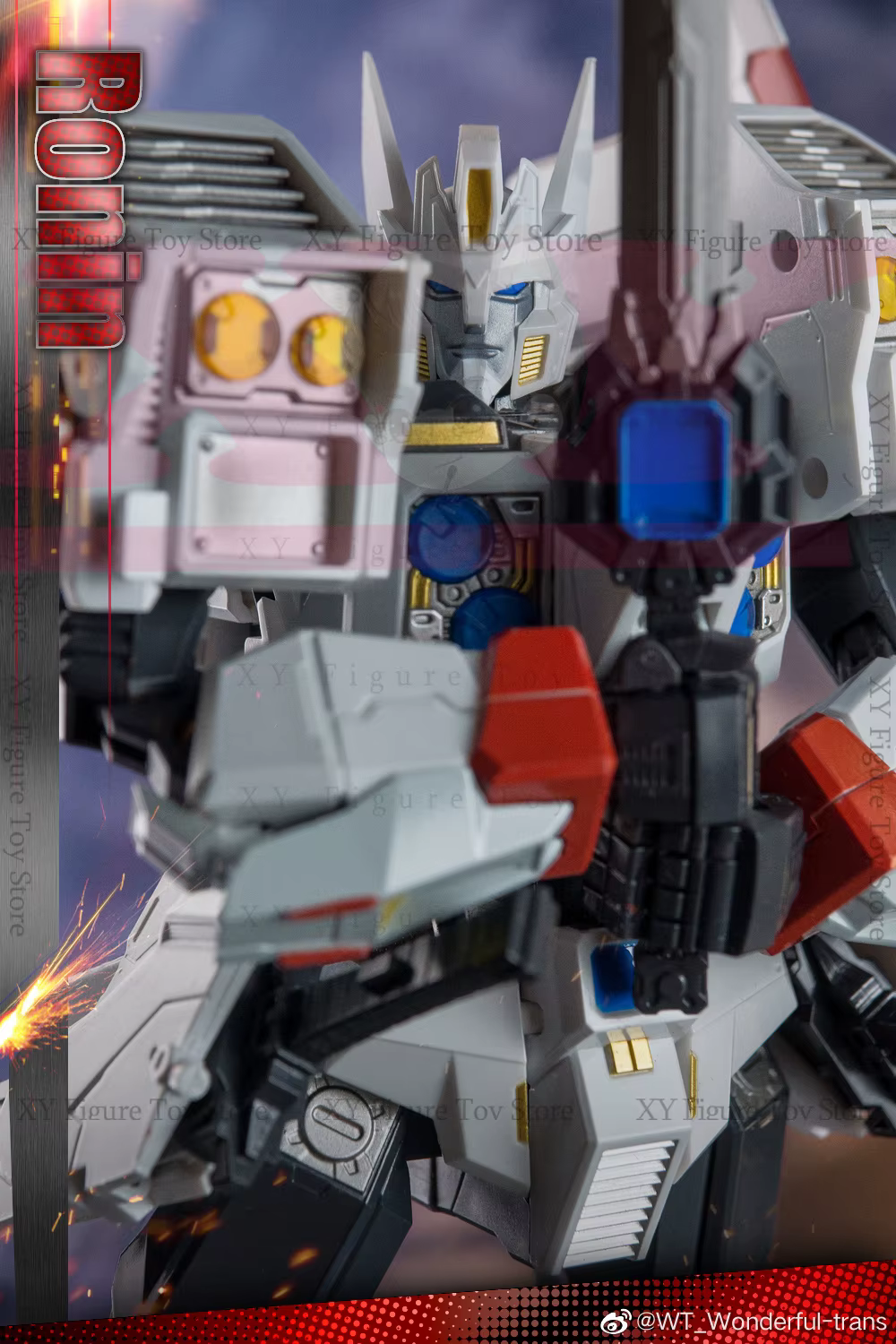 Nouvelle Transformation merveilleux Trans WT01 WT-01 RONIN Robot à dérive blanche chef-d 'œuvre figurine jouets