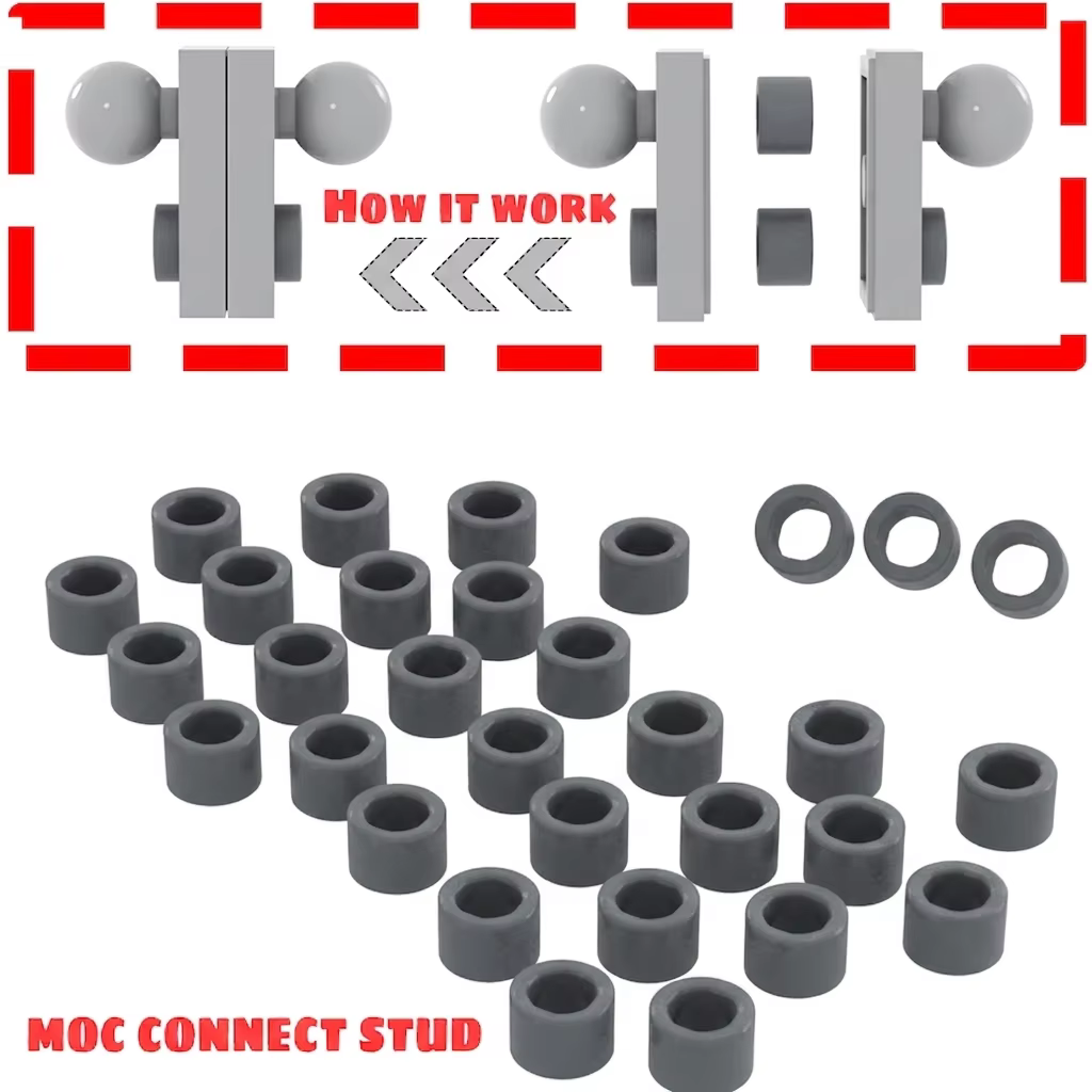 Super Robot MOC, blocs de construction de boule de remorquage articulée modifiée, jouets compatibles avec la guerre pour enfants, Machine d'apprentissage précoce, cadeaux éducatifs