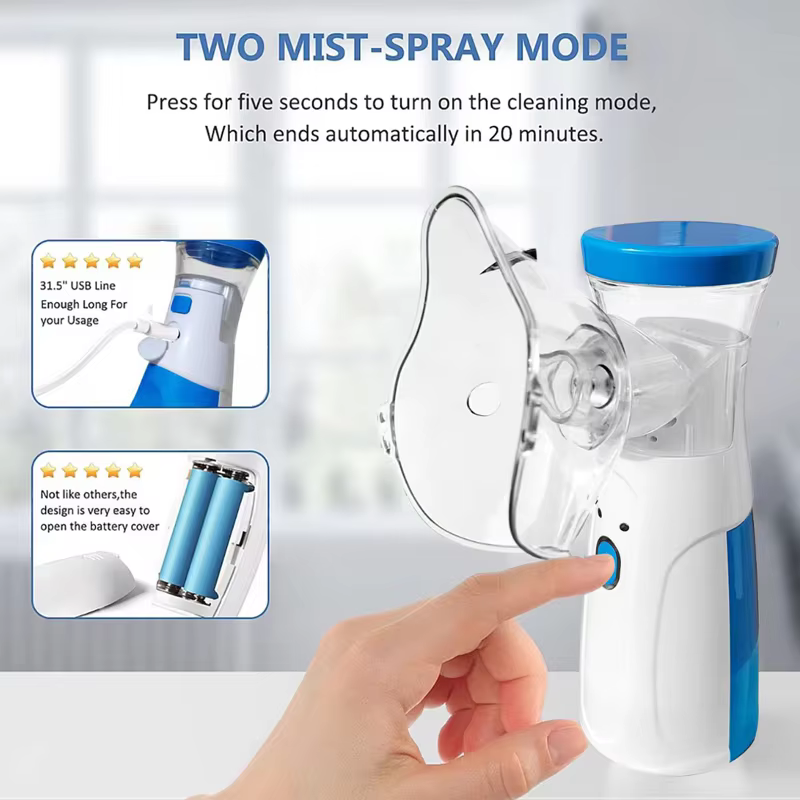 Nébuliseur médical Machine inhalateur d'asthme Mini USB portable automiseur enfants adulte enfant inhaler de vapeur nébuliseur à domicile soins de santé