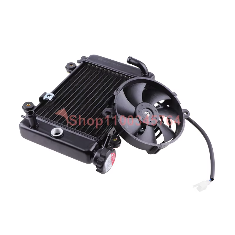Refroidisseur d'Eau de Refroidissement de Moto, Accessoires Précieux pour Façades de Moto 4x4 RL UTV D343, Pièces de Vélo 150cc 200cc 250cc
