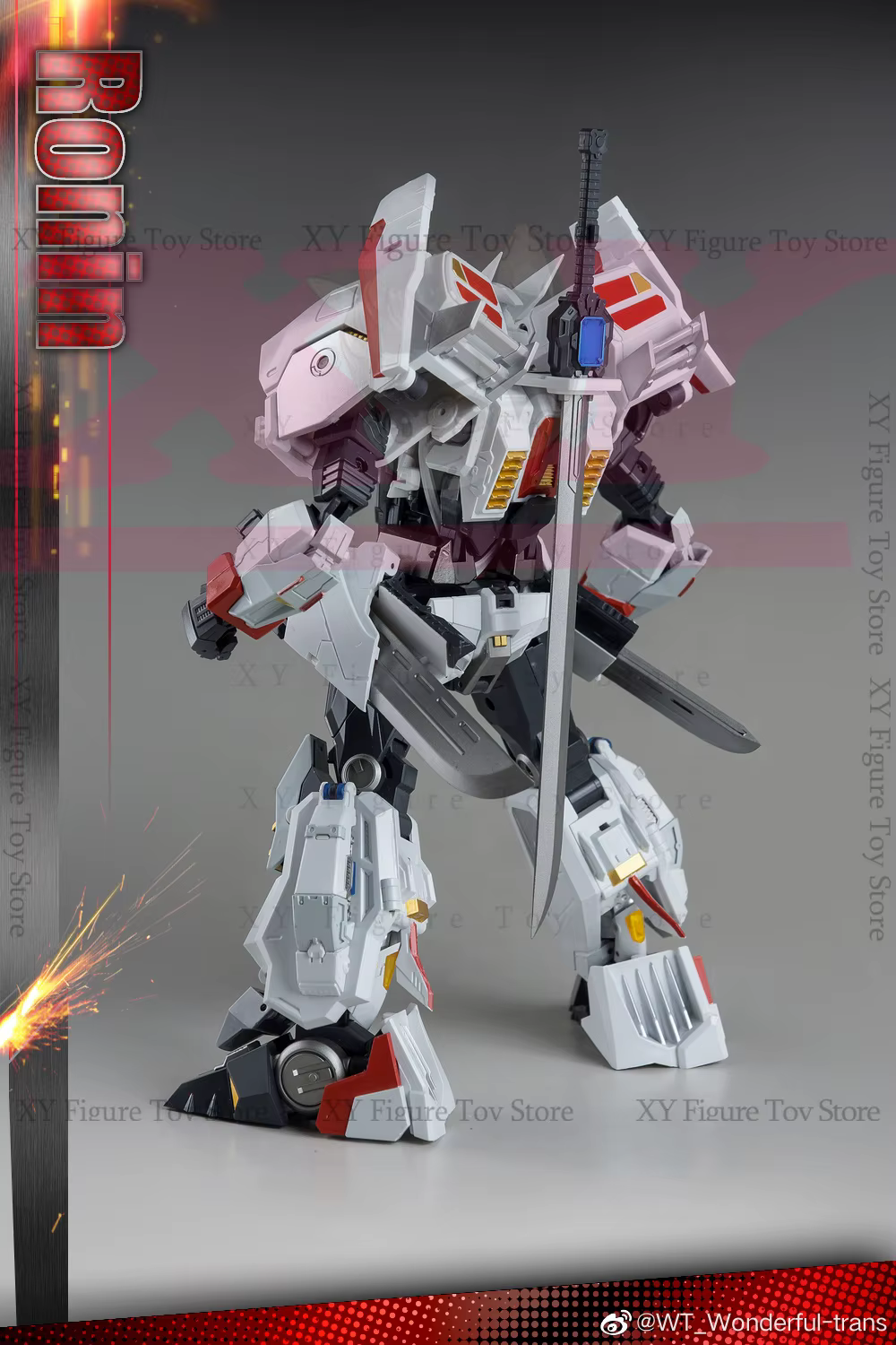 Nouvelle Transformation merveilleux Trans WT01 WT-01 RONIN Robot à dérive blanche chef-d 'œuvre figurine jouets