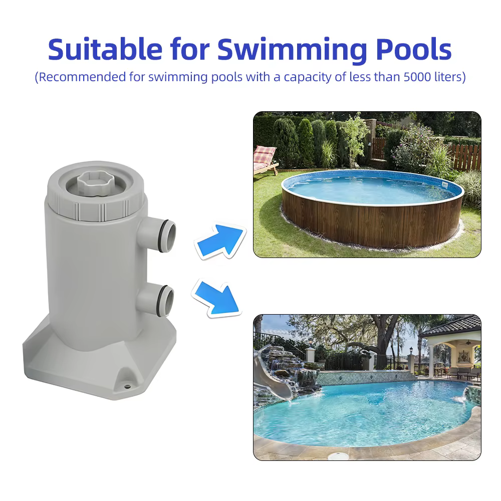 Pompe filtrante à cartouche pour piscines hors sol