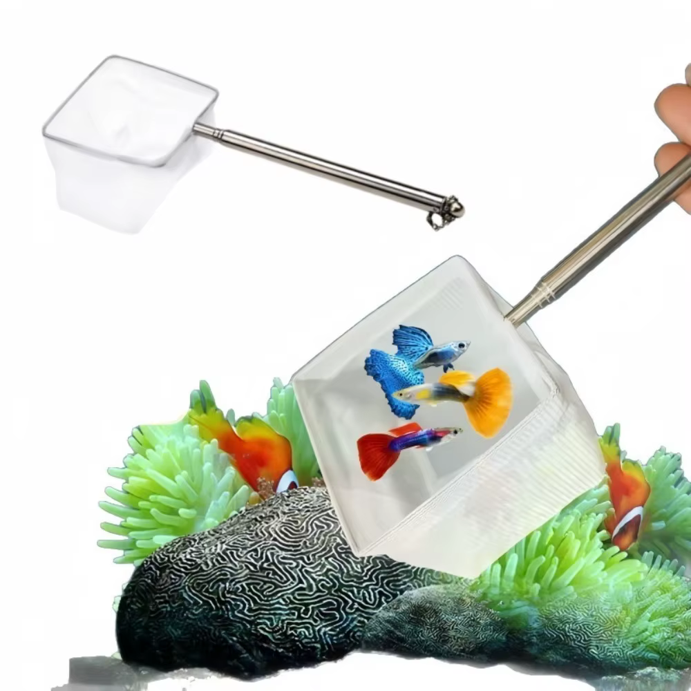 Mini filet de pêche en acier inoxydable à mailles fines