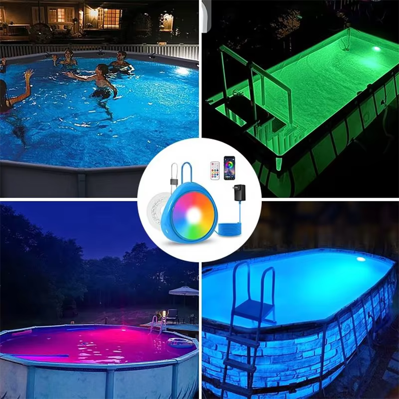 20W Led piscine lumière Ip68 étanche Rgb 85-265V mur Surface monté sous-marin Submersible étang lampe