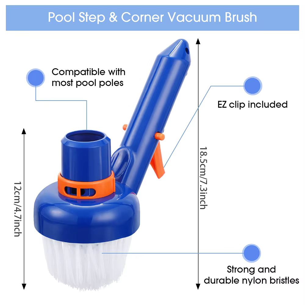 Brosse de nettoyage de fond de piscine