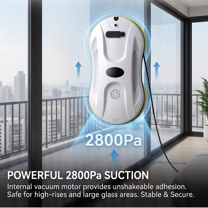 Système UPS Robot nettoyeur de vitres aspirateur appareil ménager intelligent nettoyage automatique lave-vitre lave-vitre lavage de vitres vadrouilles électriques