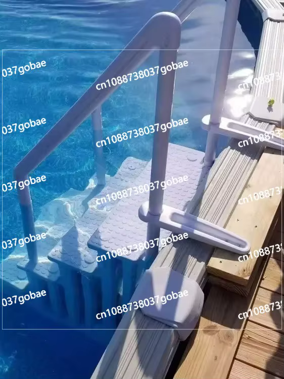 Échelle de piscine hors sol en plastique de style pop