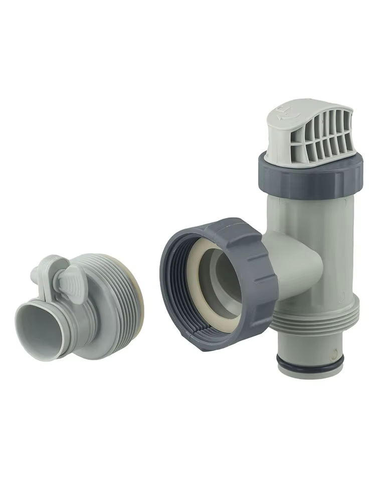 Vanne de plongeur de piscine et adaptateur de tuyau pour Intex