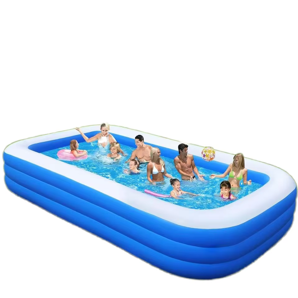 Grande piscine gonflable pour le plaisir familial, intérieur et extérieur