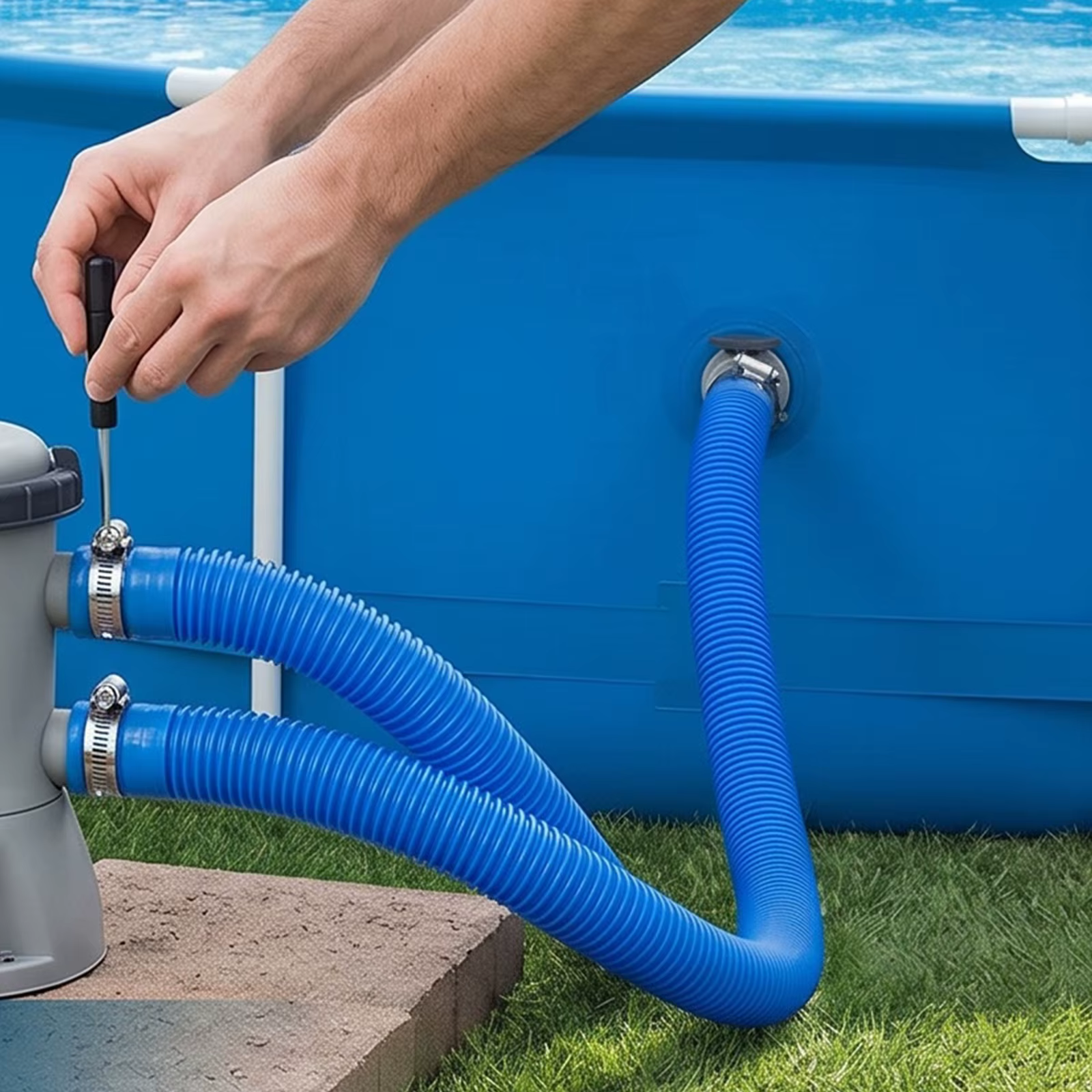 Tuyaux flexibles pour pompes filtrantes de 1