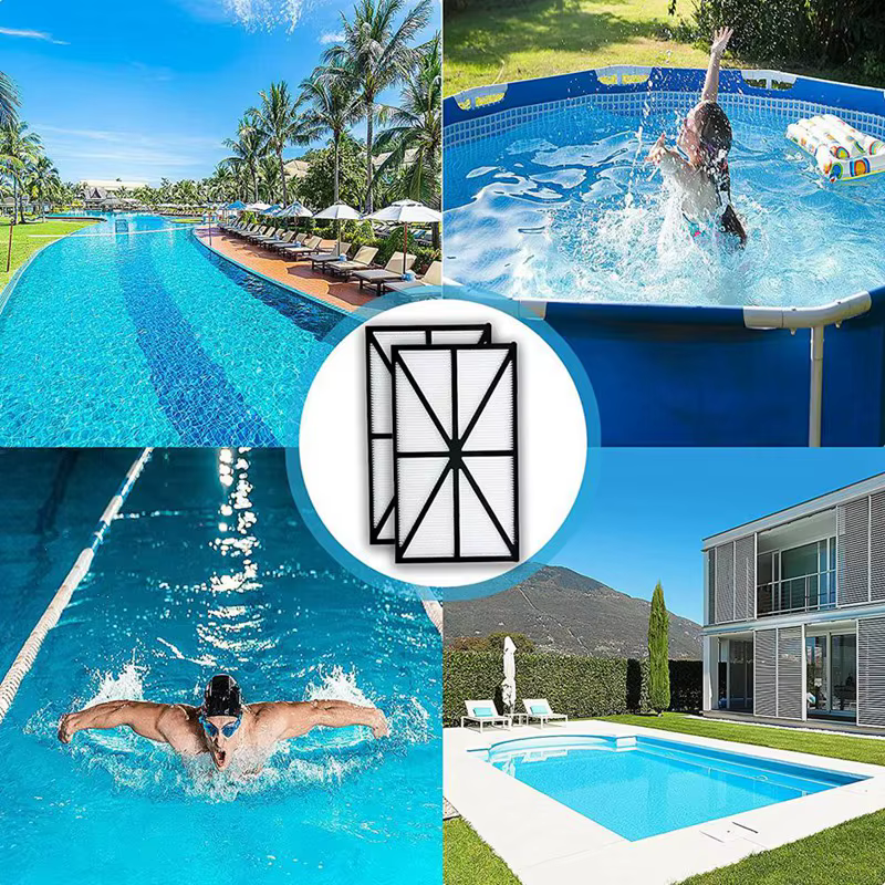 T02C!-4 pièces filtres de nettoyage de piscine lavables RCX70101 pour Tigershark pour Sharkvac pour Aquavac robot