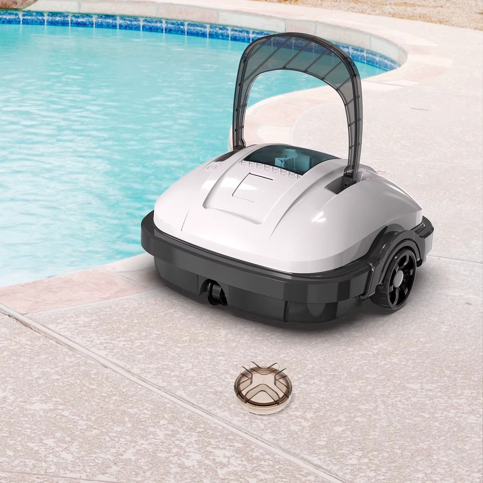 Couvercle de pompe de piscine