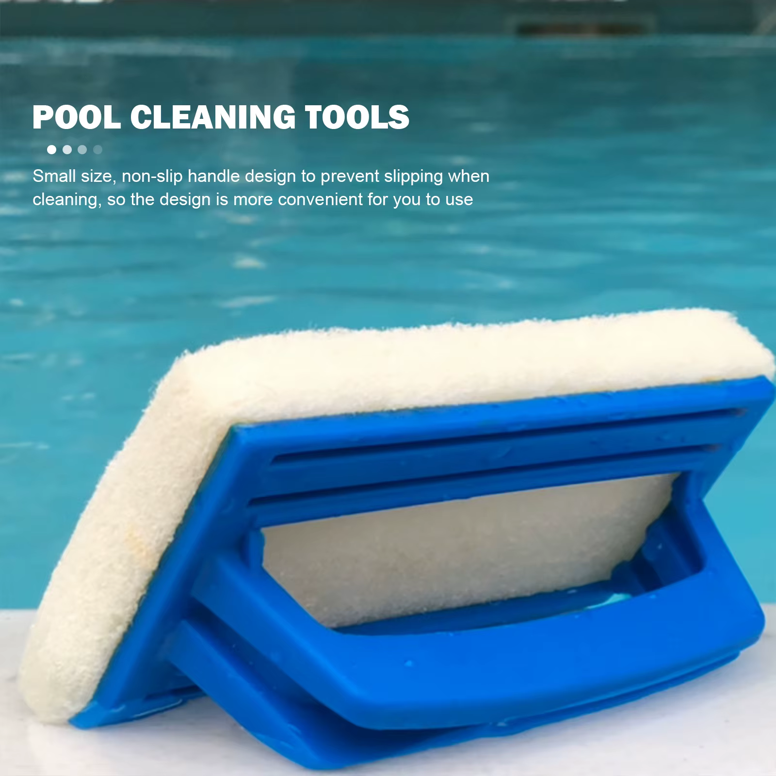 Brosse de nettoyage pour parois de piscine
