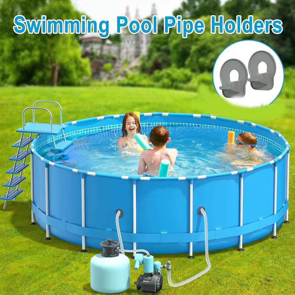 Support universel durable pour tuyau de piscine de 1