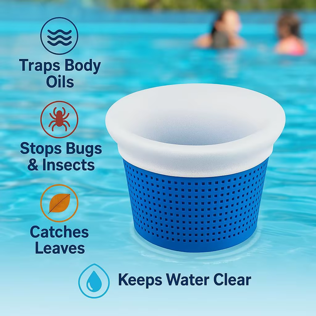 10 chaussettes de filtration en nylon pour piscine