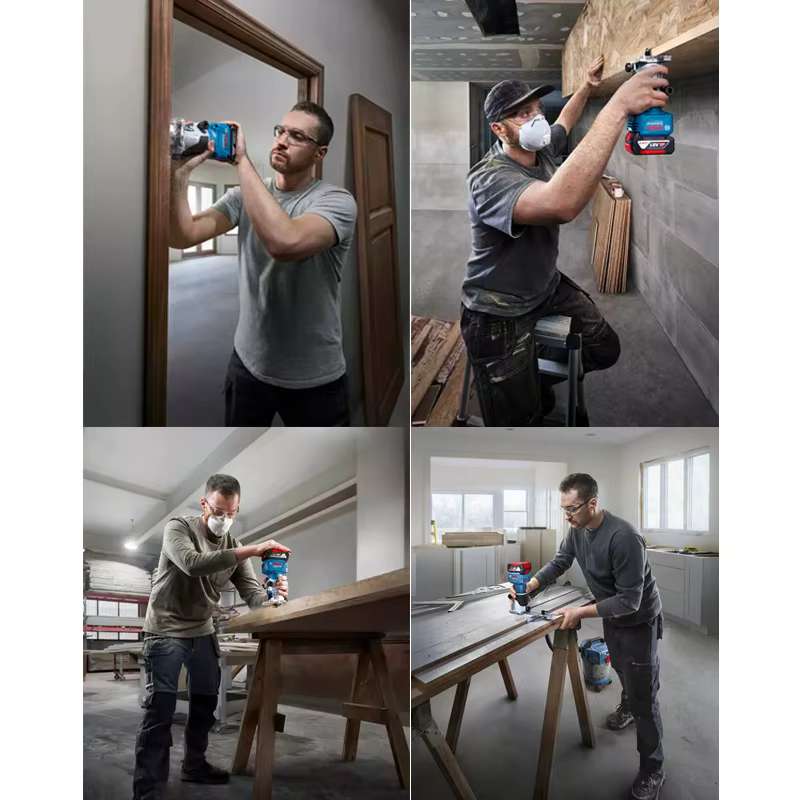 Bosch GLF 18V-8 bois routeur Machine 18V sans fil sans brosse 30000 tr/min rainurage sculpture fraisage trous menuiserie tondeuse électrique