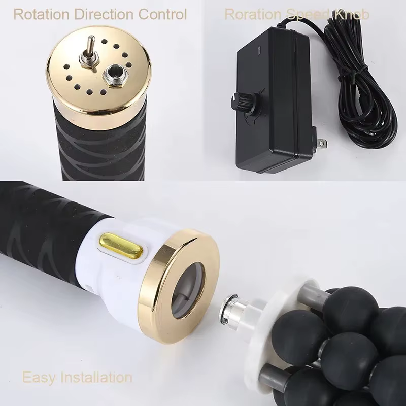 Rouleau de perles de réduction de la Cellulite, Massage, Drainage lymphatique, perles roulantes, thérapie cylindrique, contour du corps, Machine d'élimination des graisses