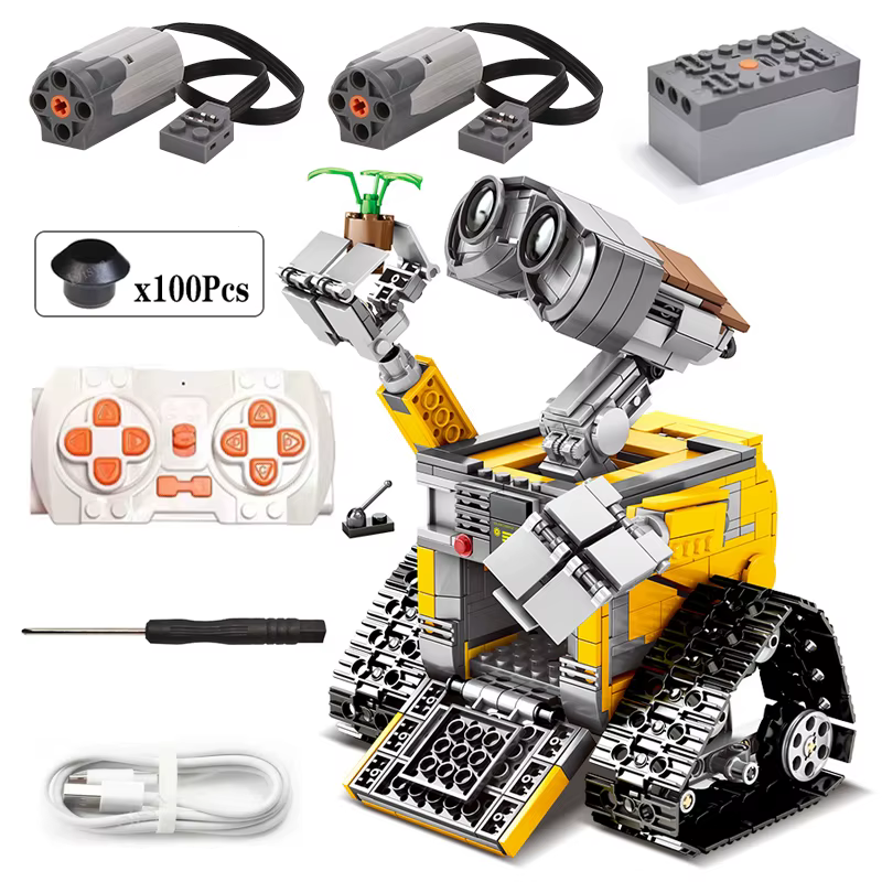 Robot motorisé 687 pièces, haute technologie, contrôlable par application, fonctions motorisées, modèle de construction éducatif DIY pour enfants, jouet cadeau