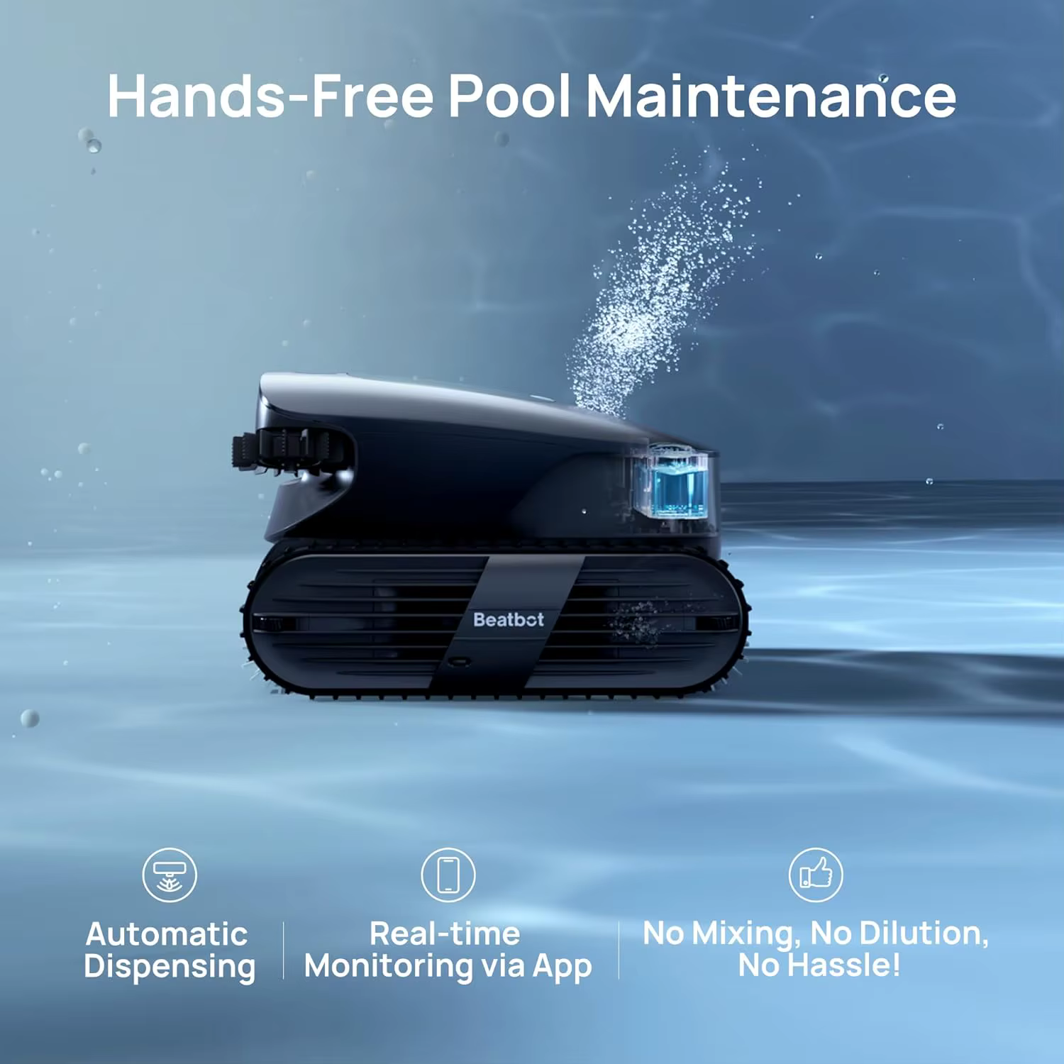 Robot aspirateur de piscine sans fil Beatbot AquaSense 2 Ultra