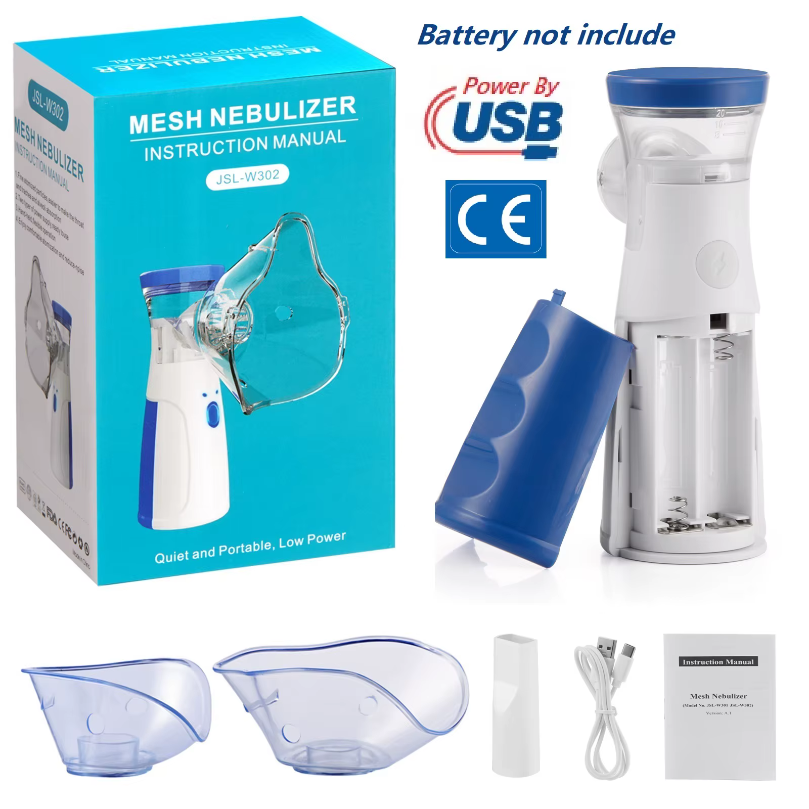 Nébuliseur médical Machine inhalateur d'asthme Mini USB portable automiseur enfants adulte enfant inhaler de vapeur nébuliseur à domicile soins de santé