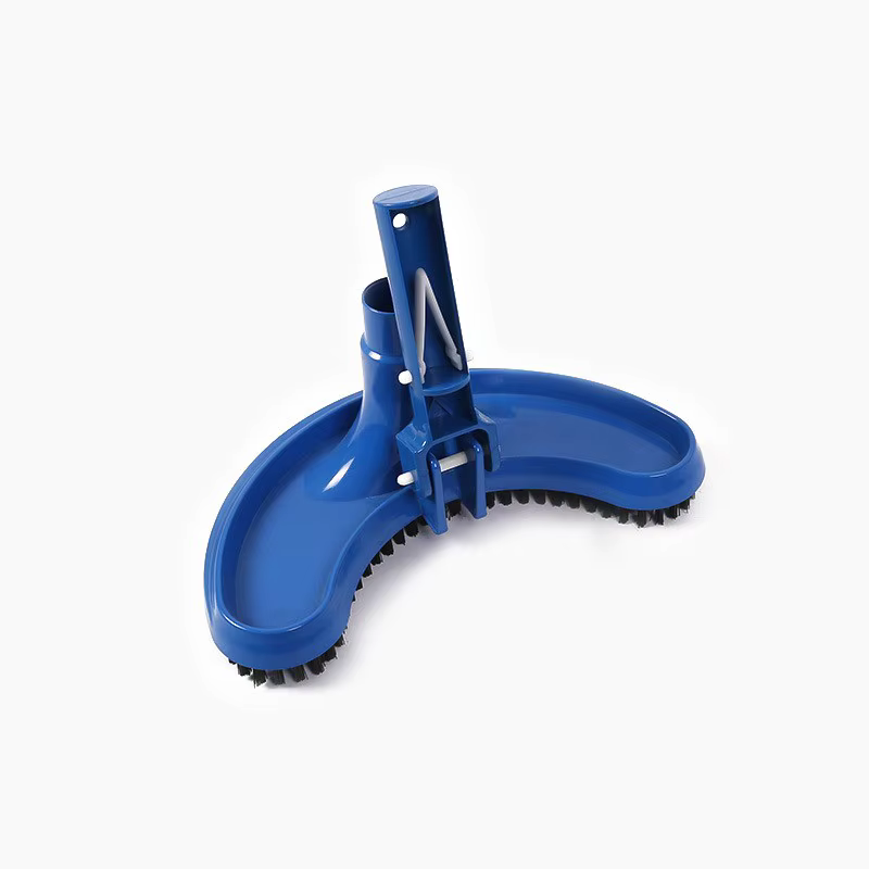 Tête d'aspirateur pour piscine - Conception en forme de demi-lune - Compatible avec les piscines enterrées/hors sol - Construction en plastique durable