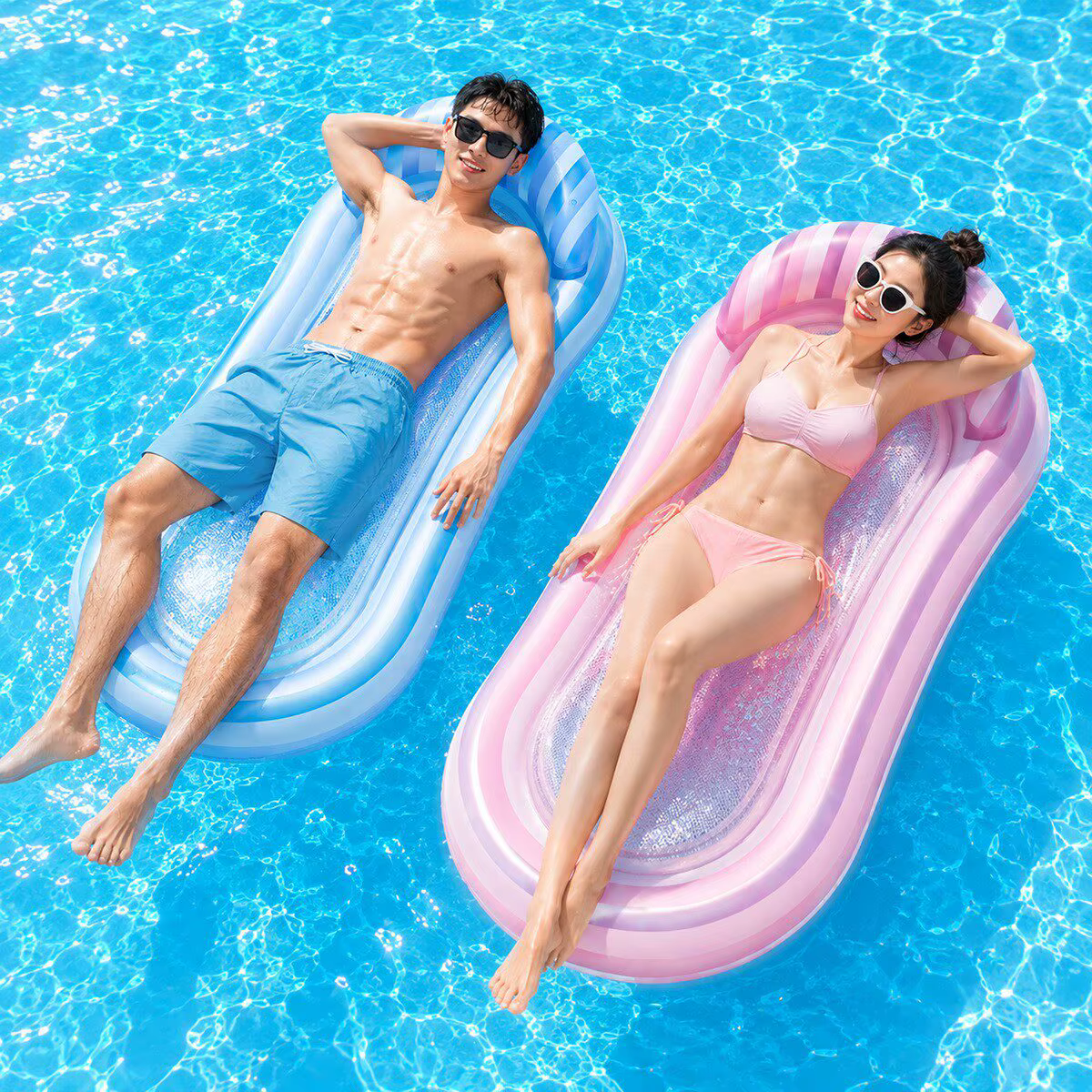 Matelas flottant gonflable pour piscine