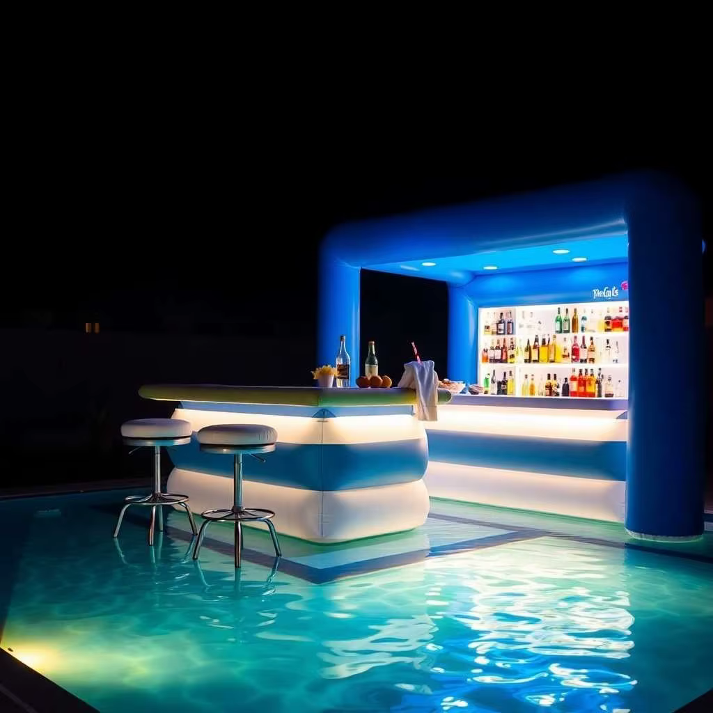 Canapé gonflable pour piscine