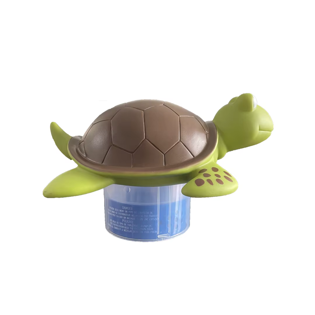 Distributeur de chlore tortue de dessin animé